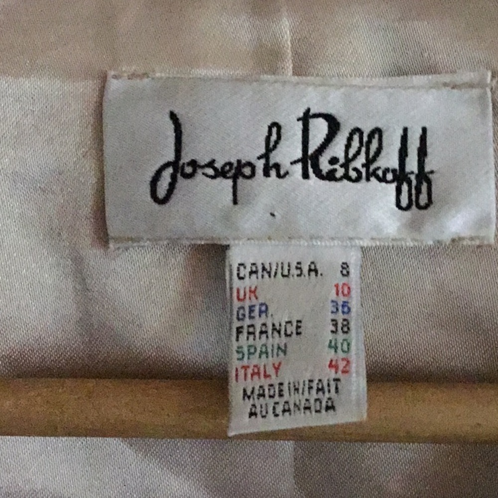 Joseph Ribkoff Pale Gold Metallic Jacket 8